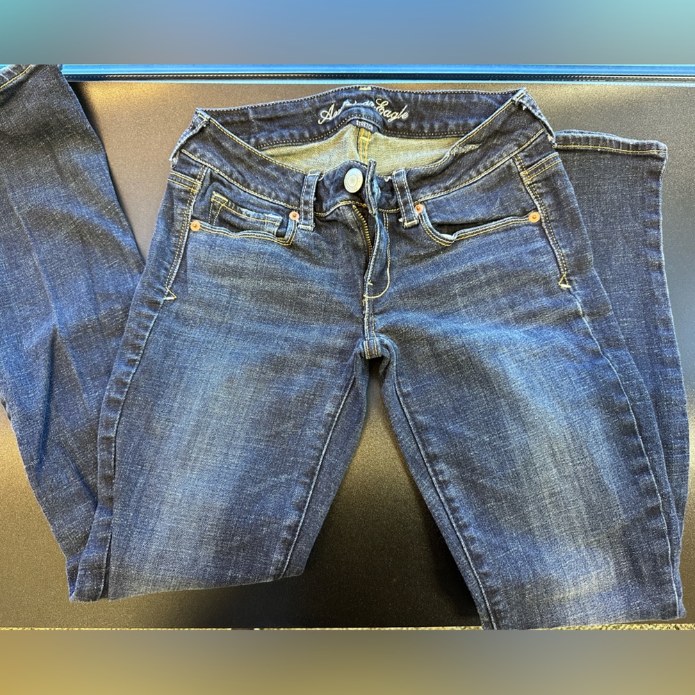 American Eagle Stretch Skinny Kick Jeans
